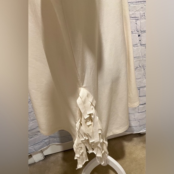 Cato Cream Blouse Top With Side Fringe Plus Size 22/24W - Picture 3 of 7
